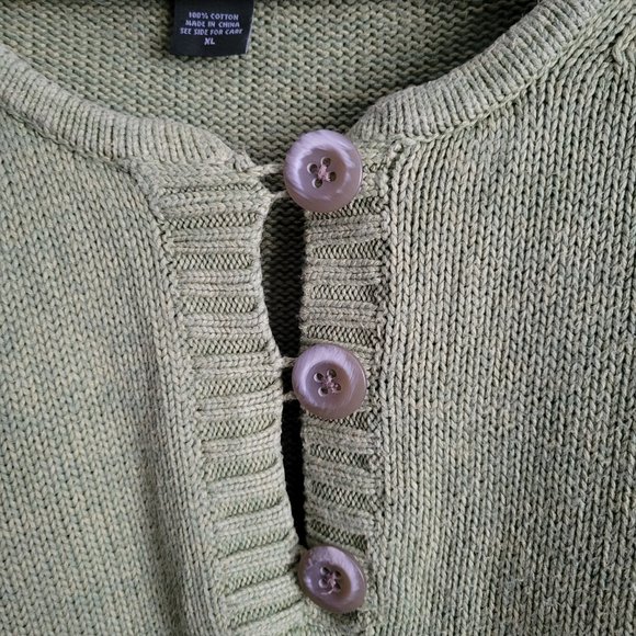 Eddie Bauer Knitted Cotton Sweater - Picture 4 of 10